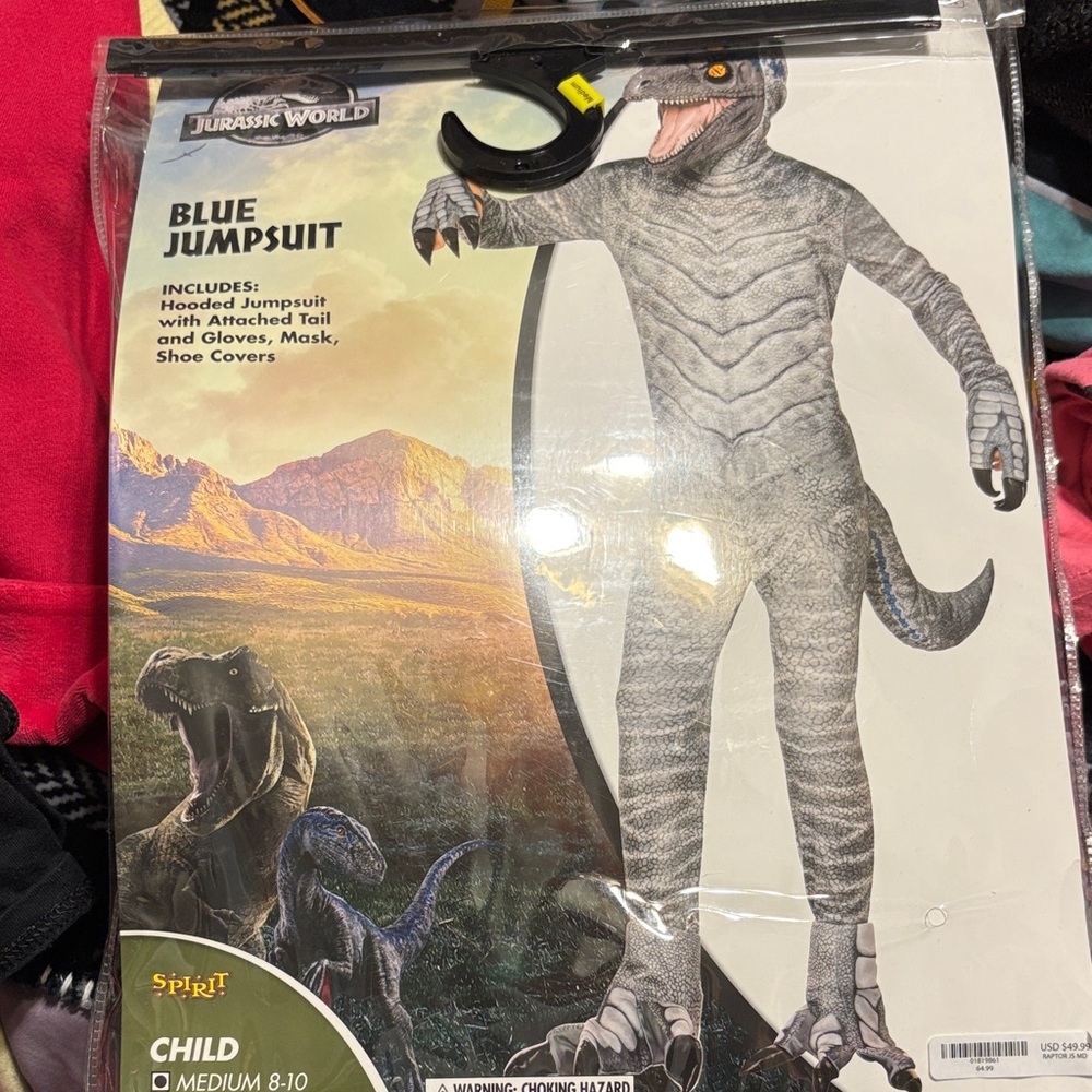 Blue Dinosaur Costume for Kids